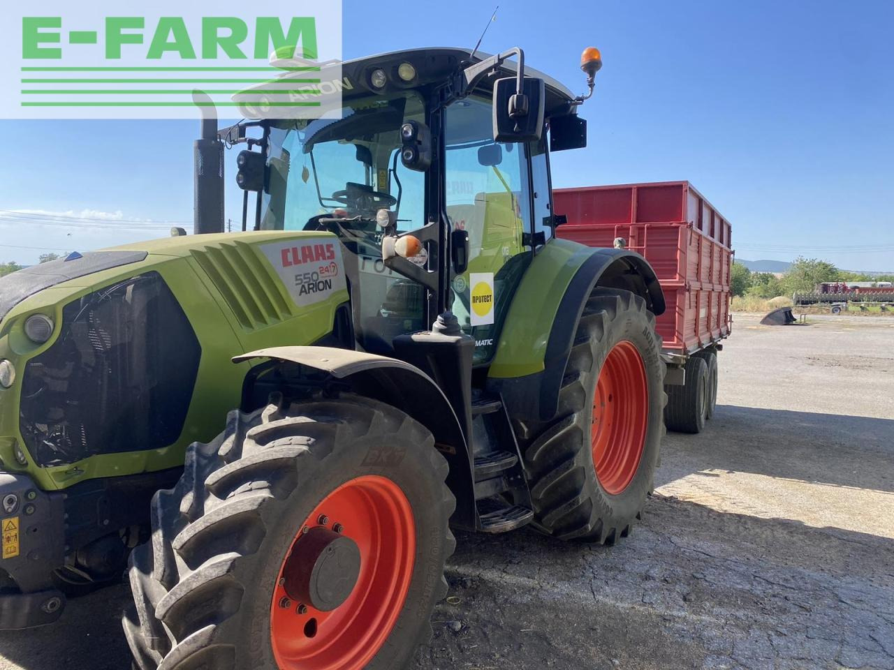 CLAAS ARION 550 CMATIC CMATIC - Tractor: foto 1 CLAAS ARION 550 CMATIC CMATIC - Tractor: foto 1