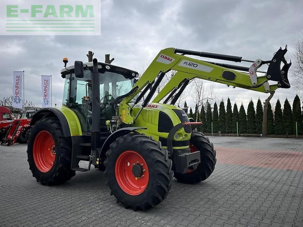 CLAAS ares 617 atz + claas fl120 ATZ - Tractor: foto 4 CLAAS ares 617 atz + claas fl120 ATZ - Tractor: foto 4