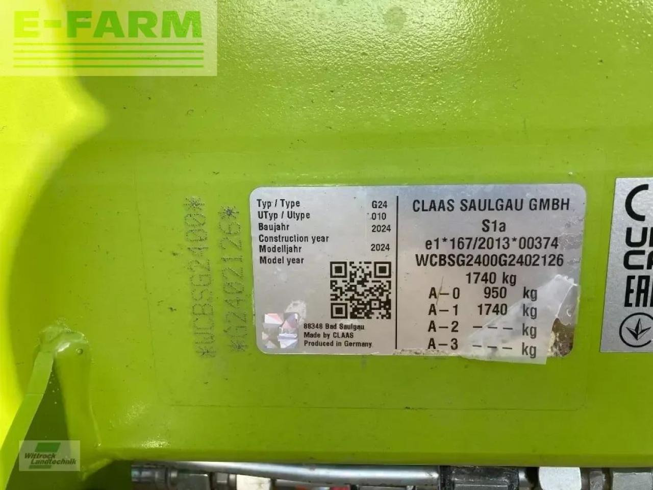 CLAAS liner 2800 trend - Henificadora: foto 4 CLAAS liner 2800 trend - Henificadora: foto 4