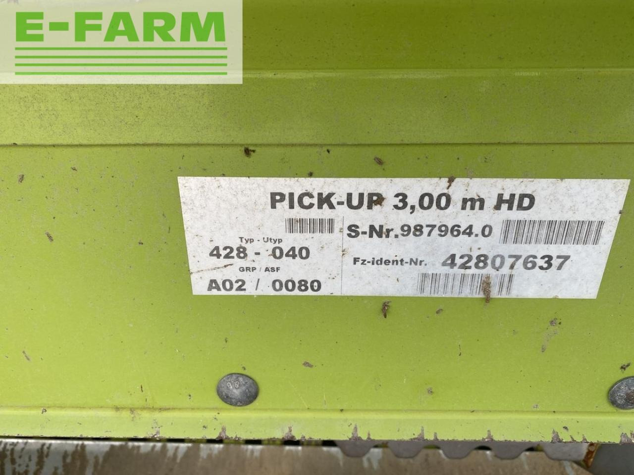 CLAAS pu 300 hd - Accesorios para cosechadoras de forraje: foto 5 CLAAS pu 300 hd - Accesorios para cosechadoras de forraje: foto 5