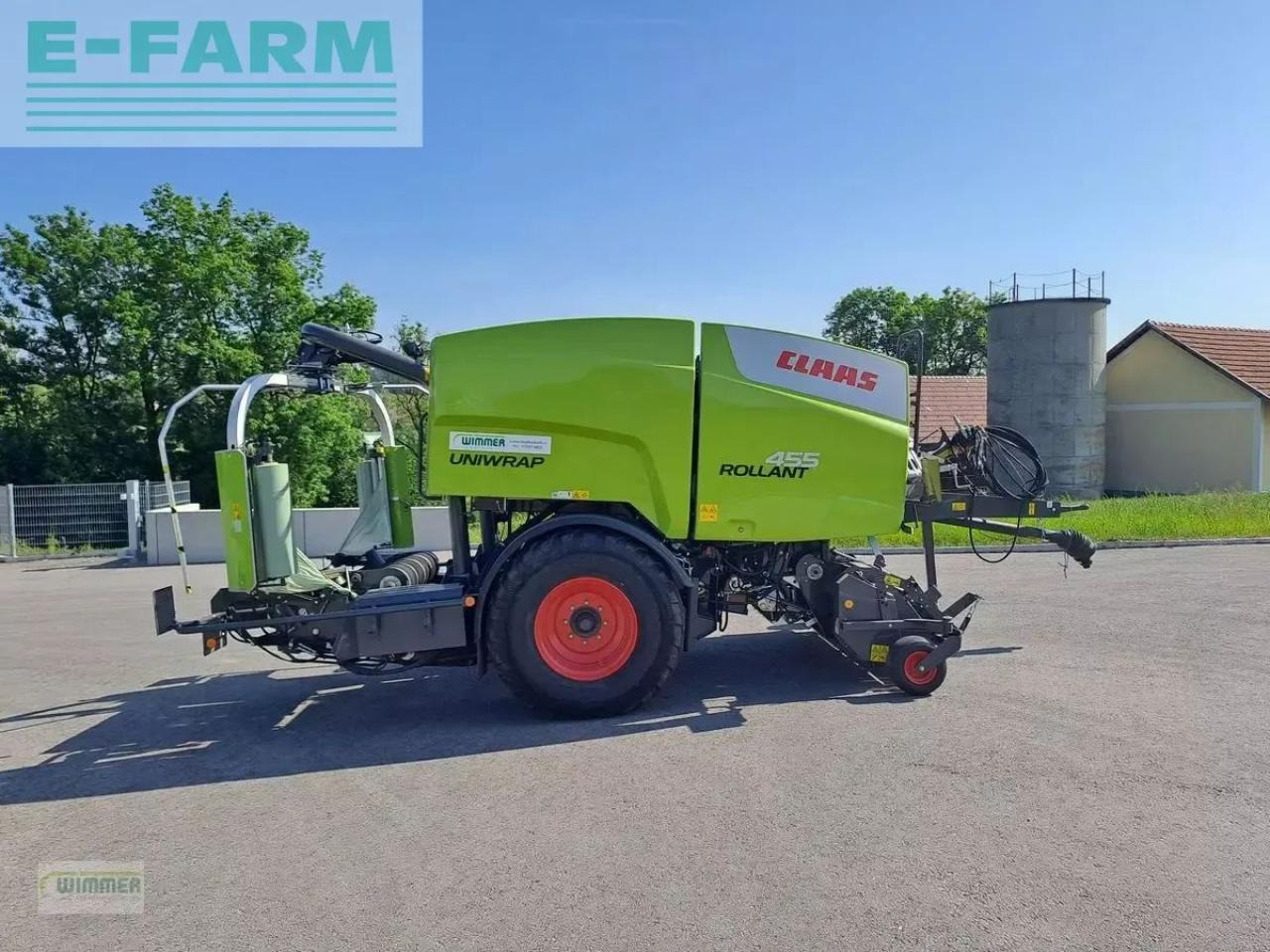 CLAAS rollant 455 rc uniwrap - wickelkombination - Empacadora de pacas cuadradas: foto 5 CLAAS rollant 455 rc uniwrap - wickelkombination - Empacadora de pacas cuadradas: foto 5