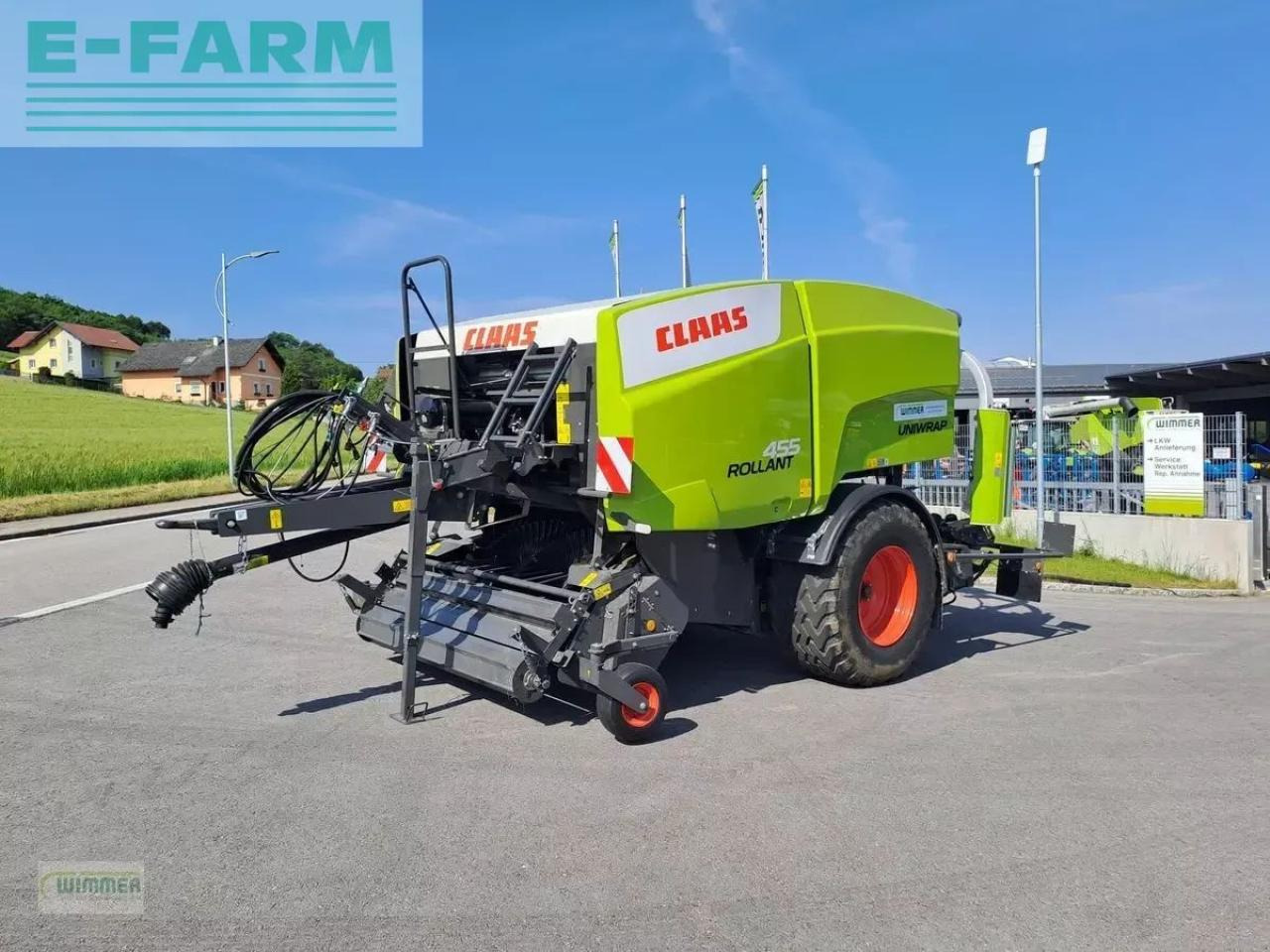 CLAAS rollant 455 rc uniwrap - wickelkombination - Empacadora de pacas cuadradas: foto 2 CLAAS rollant 455 rc uniwrap - wickelkombination - Empacadora de pacas cuadradas: foto 2