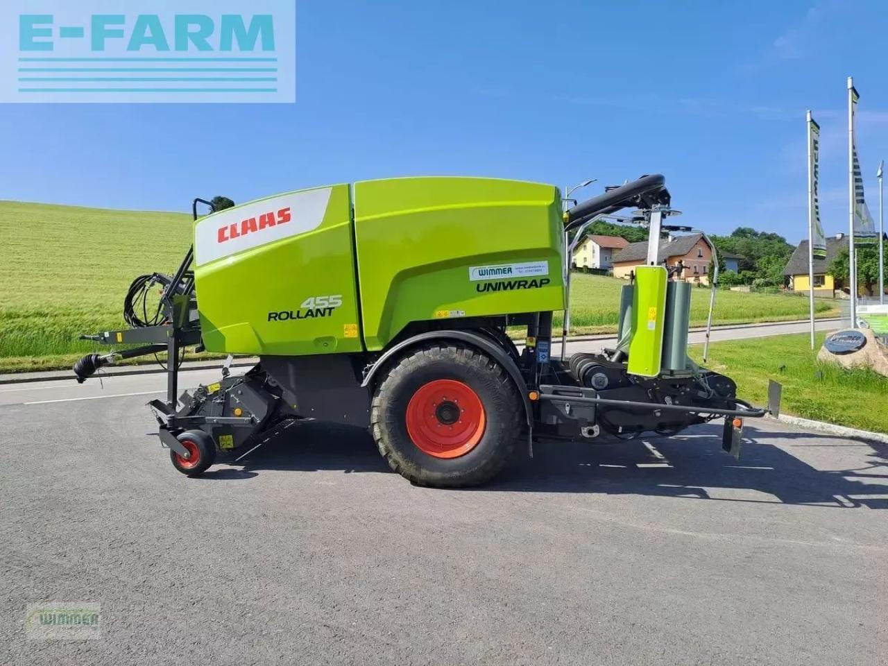 CLAAS rollant 455 rc uniwrap - wickelkombination - Empacadora de pacas cuadradas: foto 3 CLAAS rollant 455 rc uniwrap - wickelkombination - Empacadora de pacas cuadradas: foto 3
