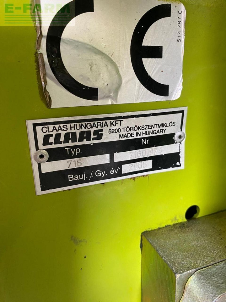 CLAAS vario 660 inkl. wagen - Cabezal de grano: foto 5 CLAAS vario 660 inkl. wagen - Cabezal de grano: foto 5