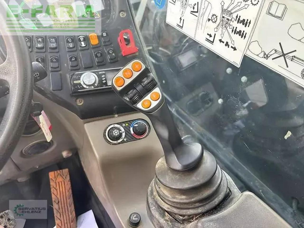 Manipulador telescópico Case-IH 742 farmlift nur 3330 std.: foto 12