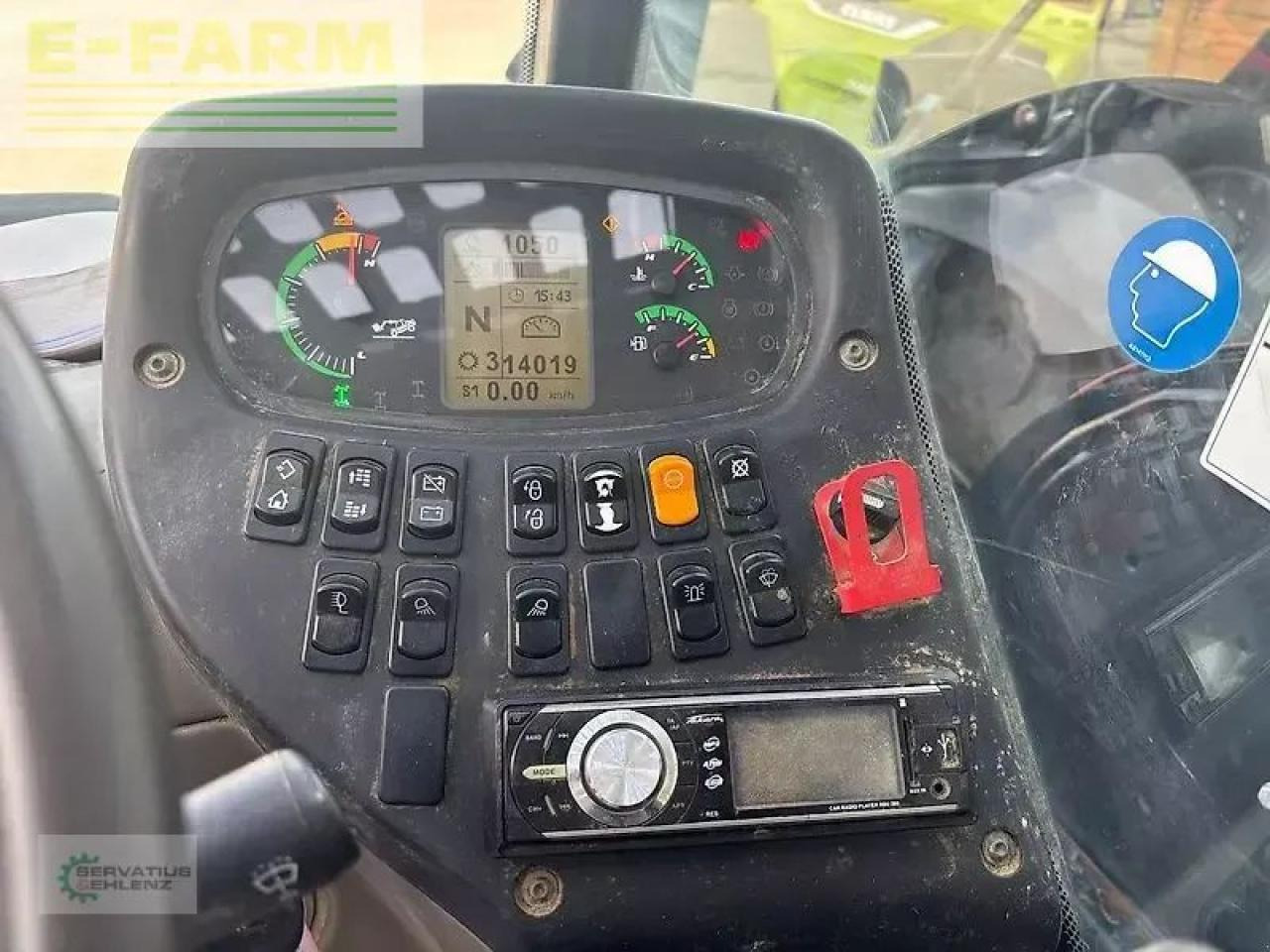 Manipulador telescópico Case-IH 742 farmlift nur 3330 std.: foto 11