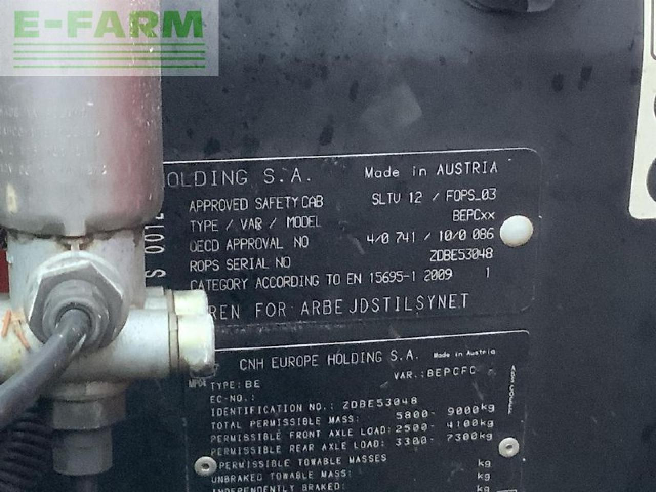 Tractor Case-IH maxxum 110: foto 9