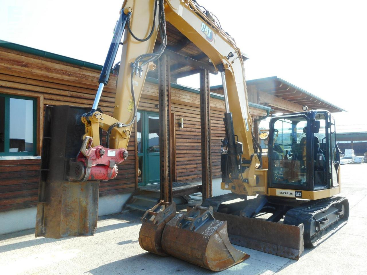 Excavadora de cadenas Caterpillar 308cr ( 9t ) powertilt + hydr. sw: foto 14