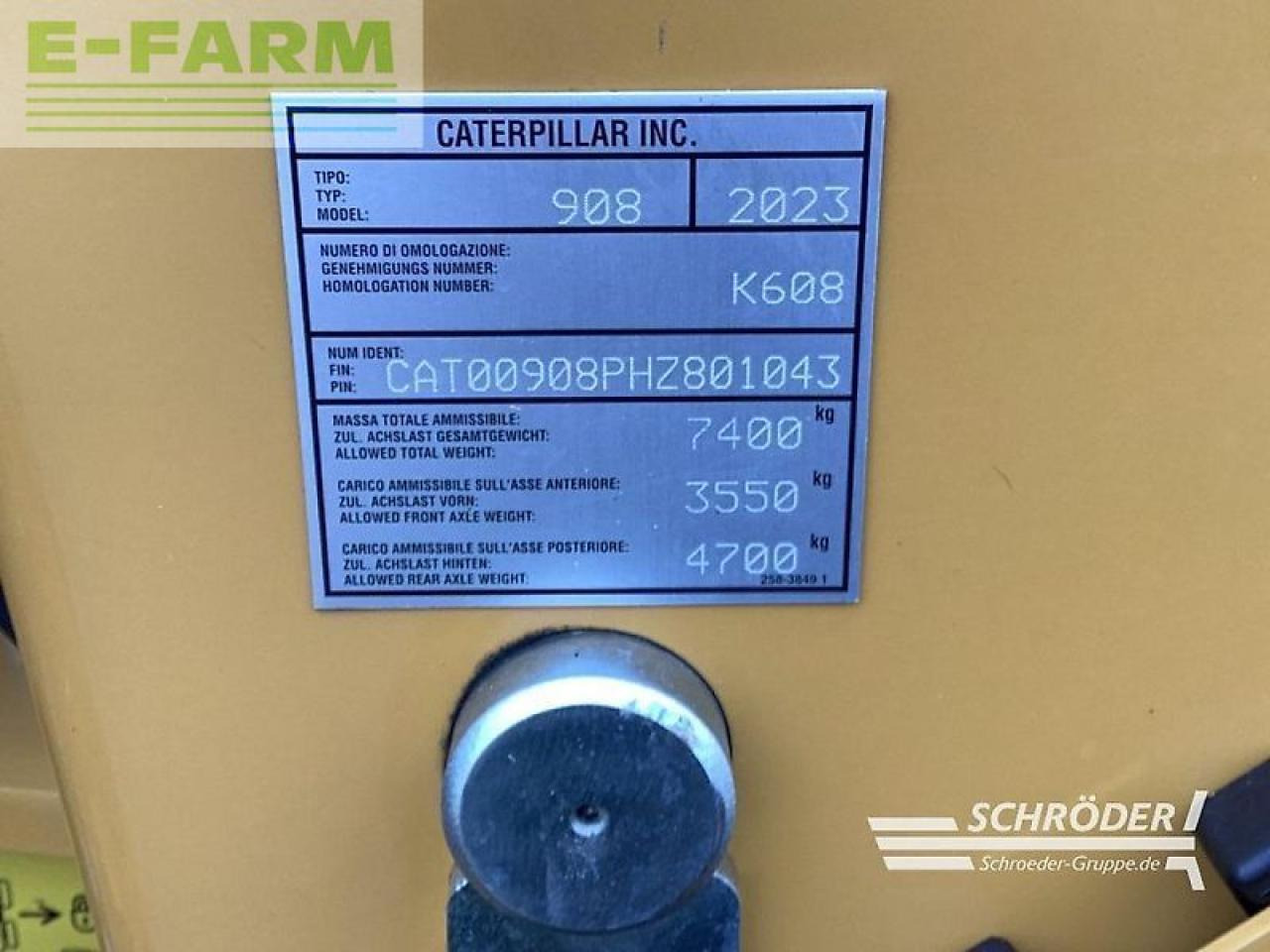 Caterpillar 908 hl-14 - Miniexcavadora: foto 4 Caterpillar 908 hl-14 - Miniexcavadora: foto 4