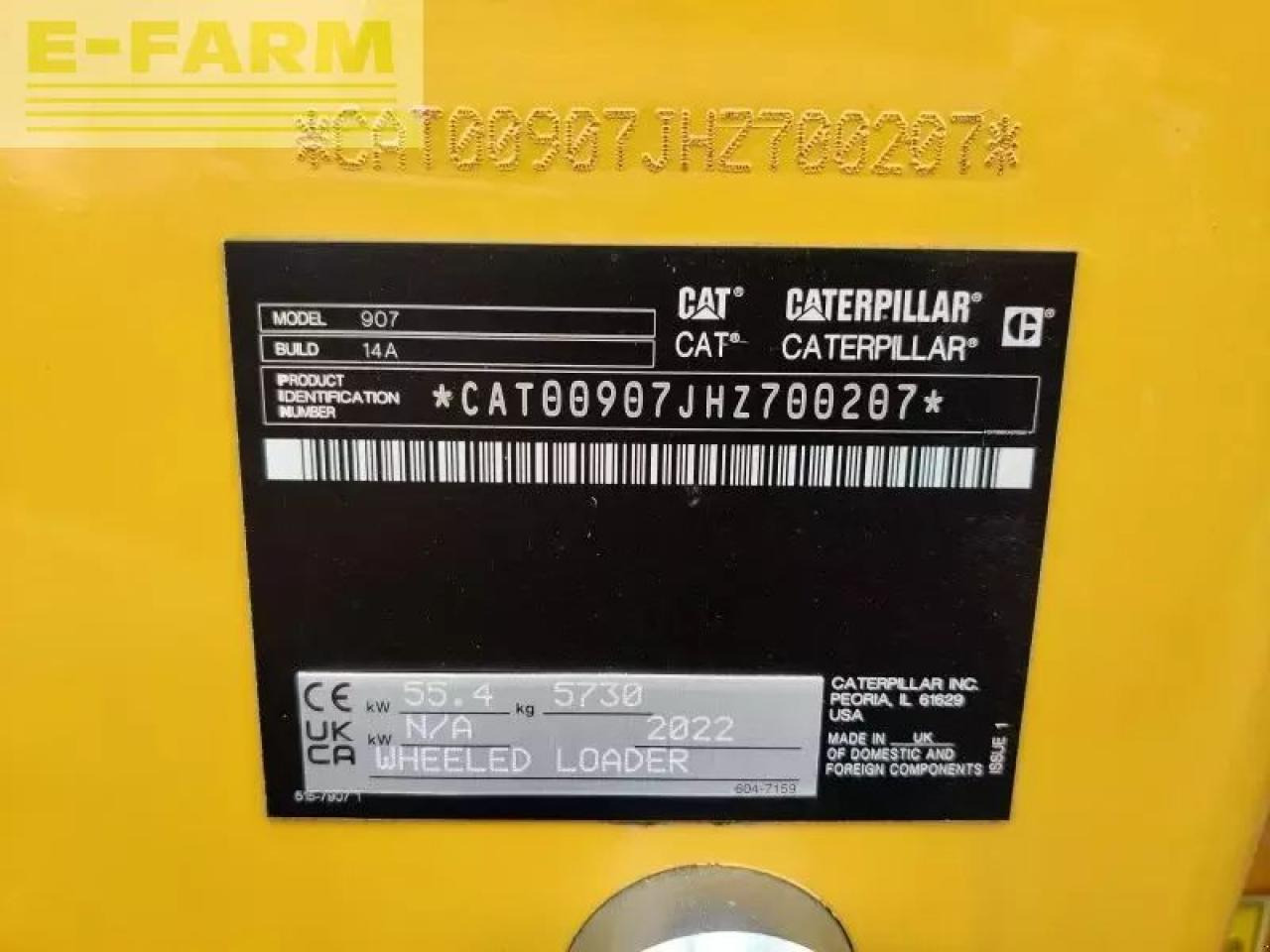 Caterpillar cat 907 - Miniexcavadora: foto 4 Caterpillar cat 907 - Miniexcavadora: foto 4