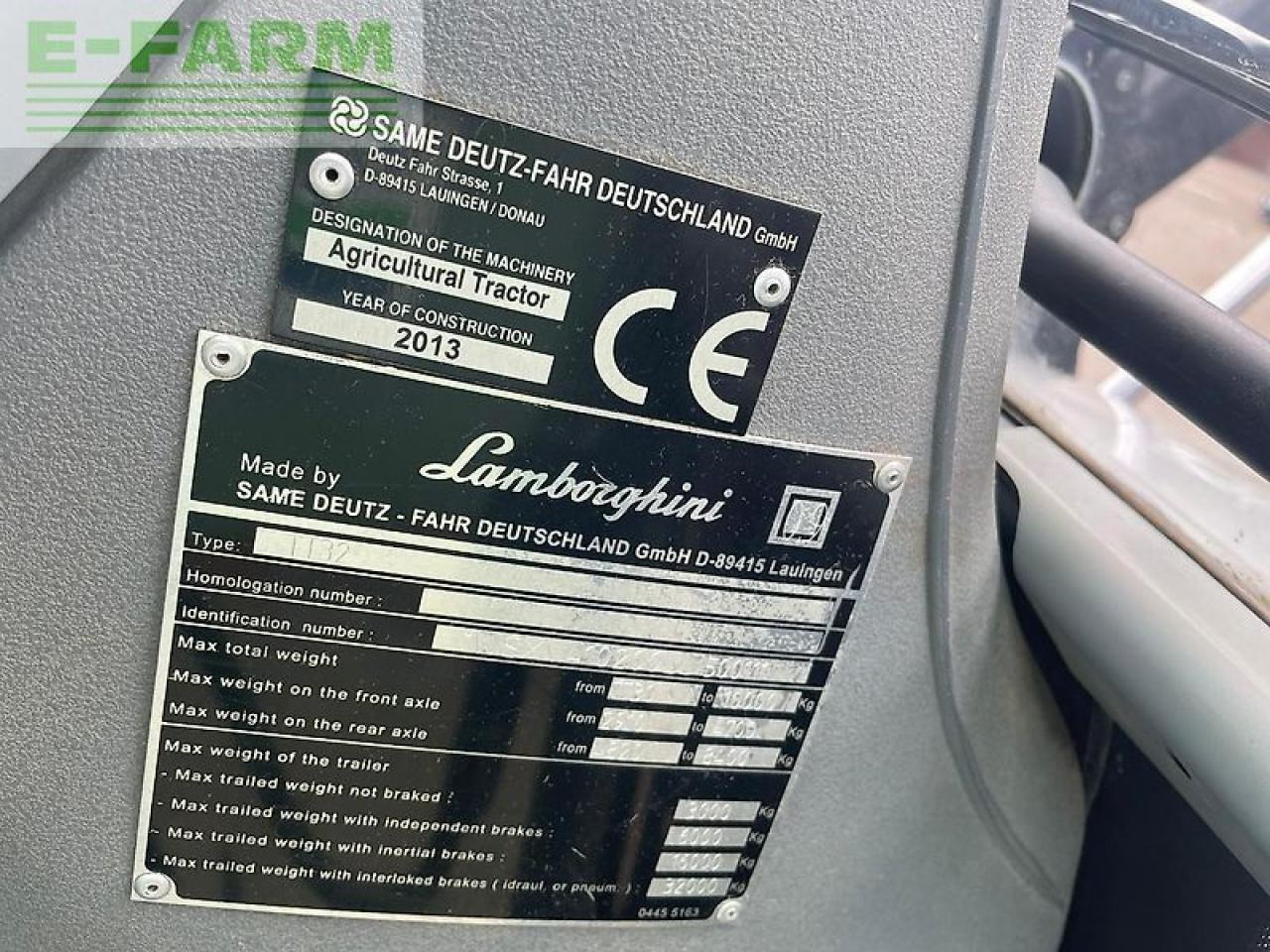 Tractor Deutz-Fahr lamborghini r 6.160.4: foto 12