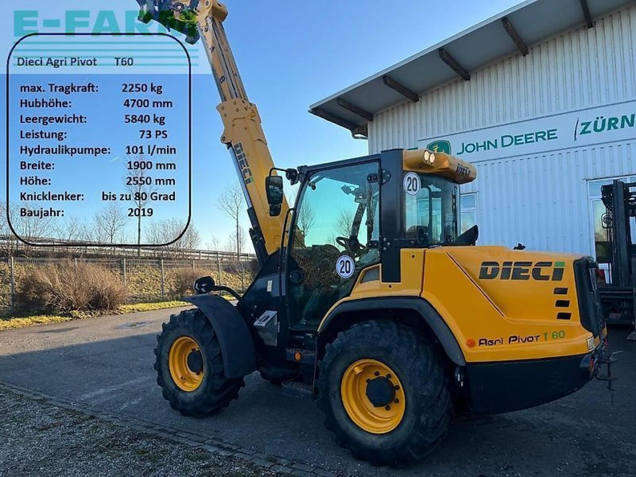 Dieci agri pivot t60 teleskopradlader - Cargadora de ruedas: foto 1 Dieci agri pivot t60 teleskopradlader - Cargadora de ruedas: foto 1