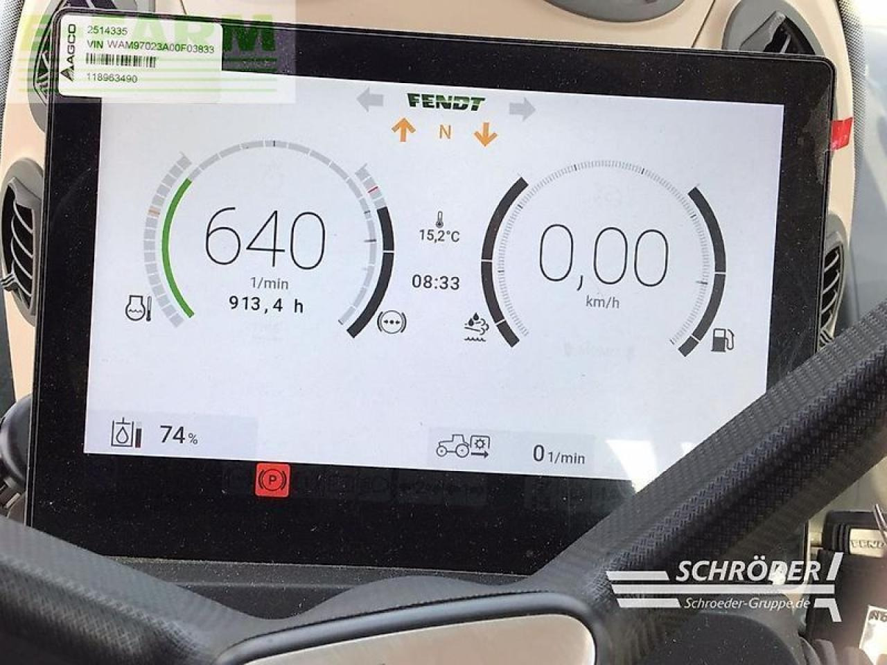 Tractor Fendt 936 vario gen7 profi plus ProfiPlus: foto 12