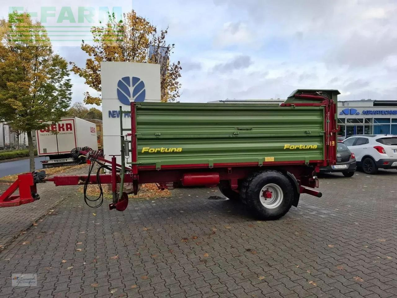 Fortuna fed 80 mit hydr. heckklappe - Remolque volquete agrícola: foto 1 Fortuna fed 80 mit hydr. heckklappe - Remolque volquete agrícola: foto 1