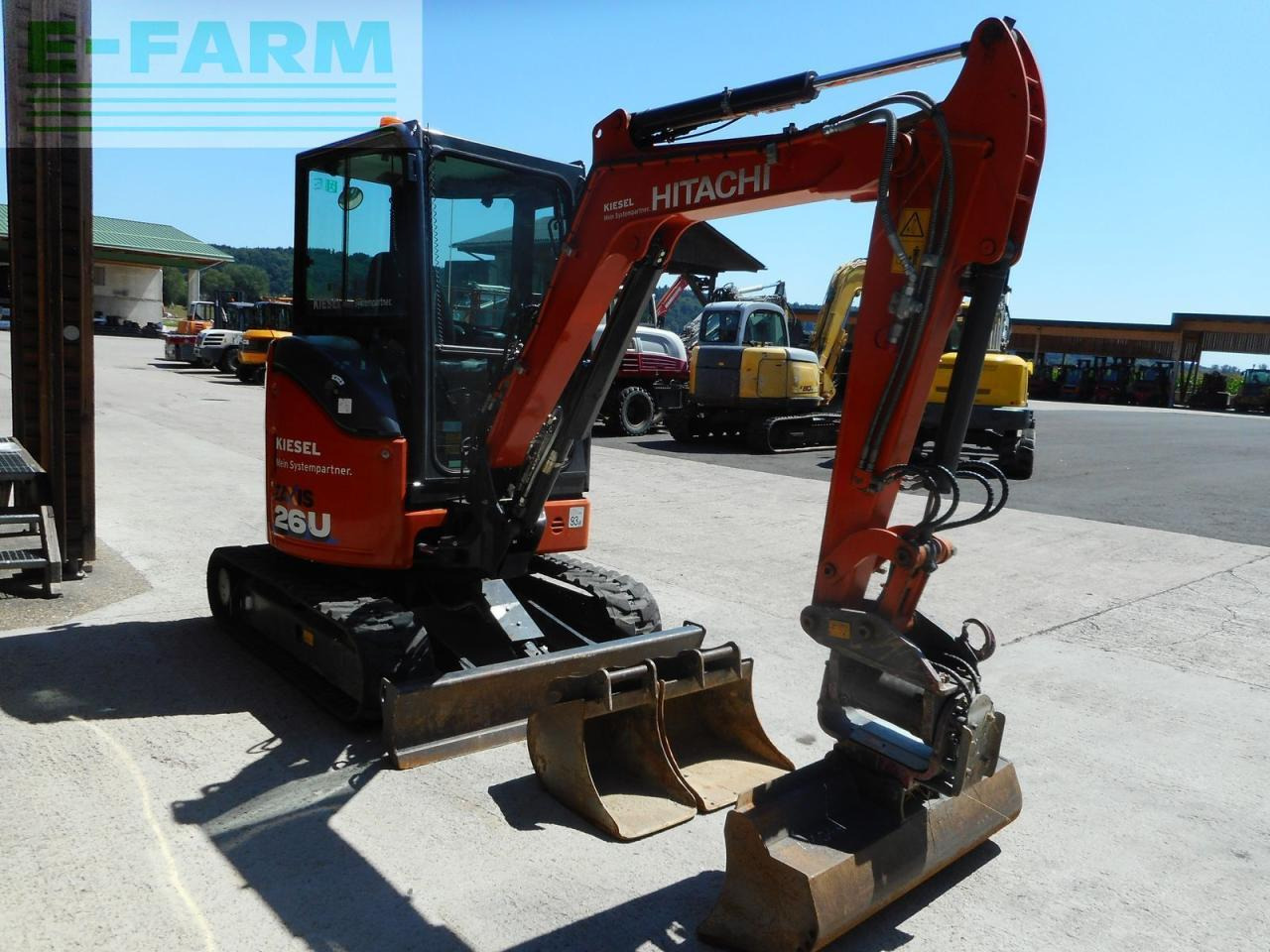 Hitachi zx26u-6 ( 2.740kg ) powertilt + hydr. martin sw - Miniexcavadora: foto 5 Hitachi zx26u-6 ( 2.740kg ) powertilt + hydr. martin sw - Miniexcavadora: foto 5