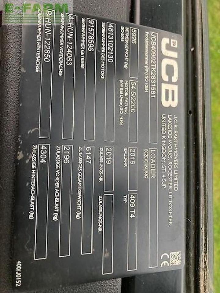 JCB 409 - Miniexcavadora: foto 1 JCB 409 - Miniexcavadora: foto 1