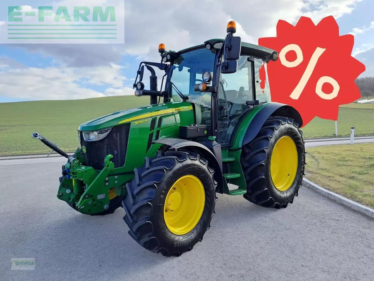 John Deere 5090r / lastschalt (gebrauchter john deere 5r) - Tractor: foto 1 John Deere 5090r / lastschalt (gebrauchter john deere 5r) - Tractor: foto 1
