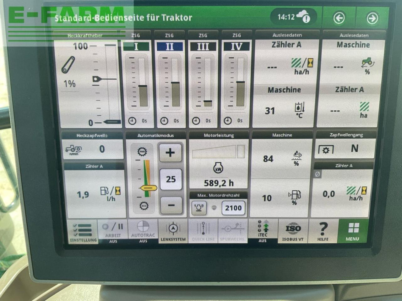 Tractor John Deere 6110R: foto 20