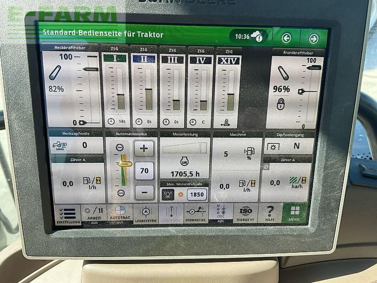 Tractor John Deere 6195r: foto 11