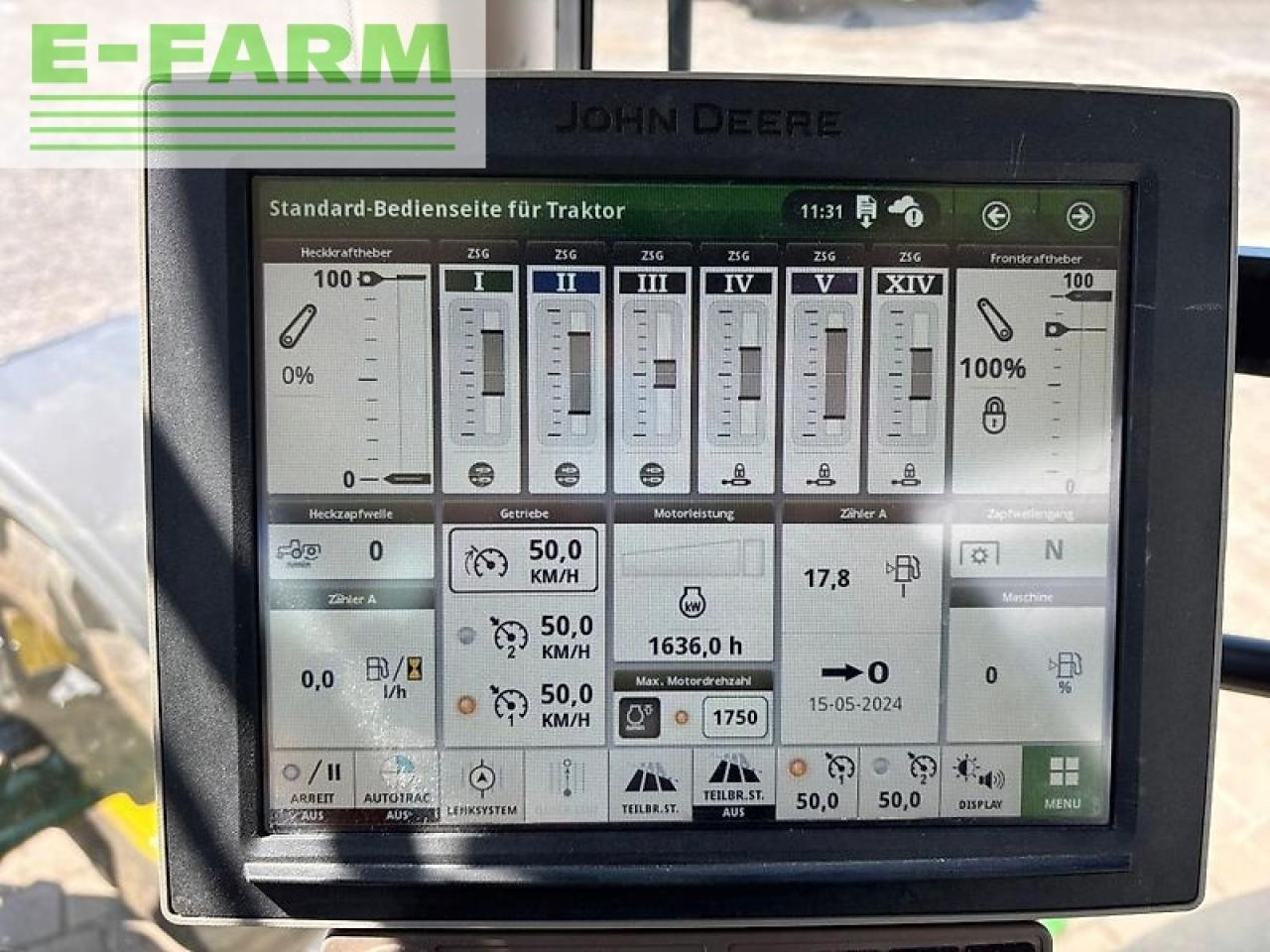 Tractor John Deere 6250r: foto 11 Tractor John Deere 6250r: foto 11