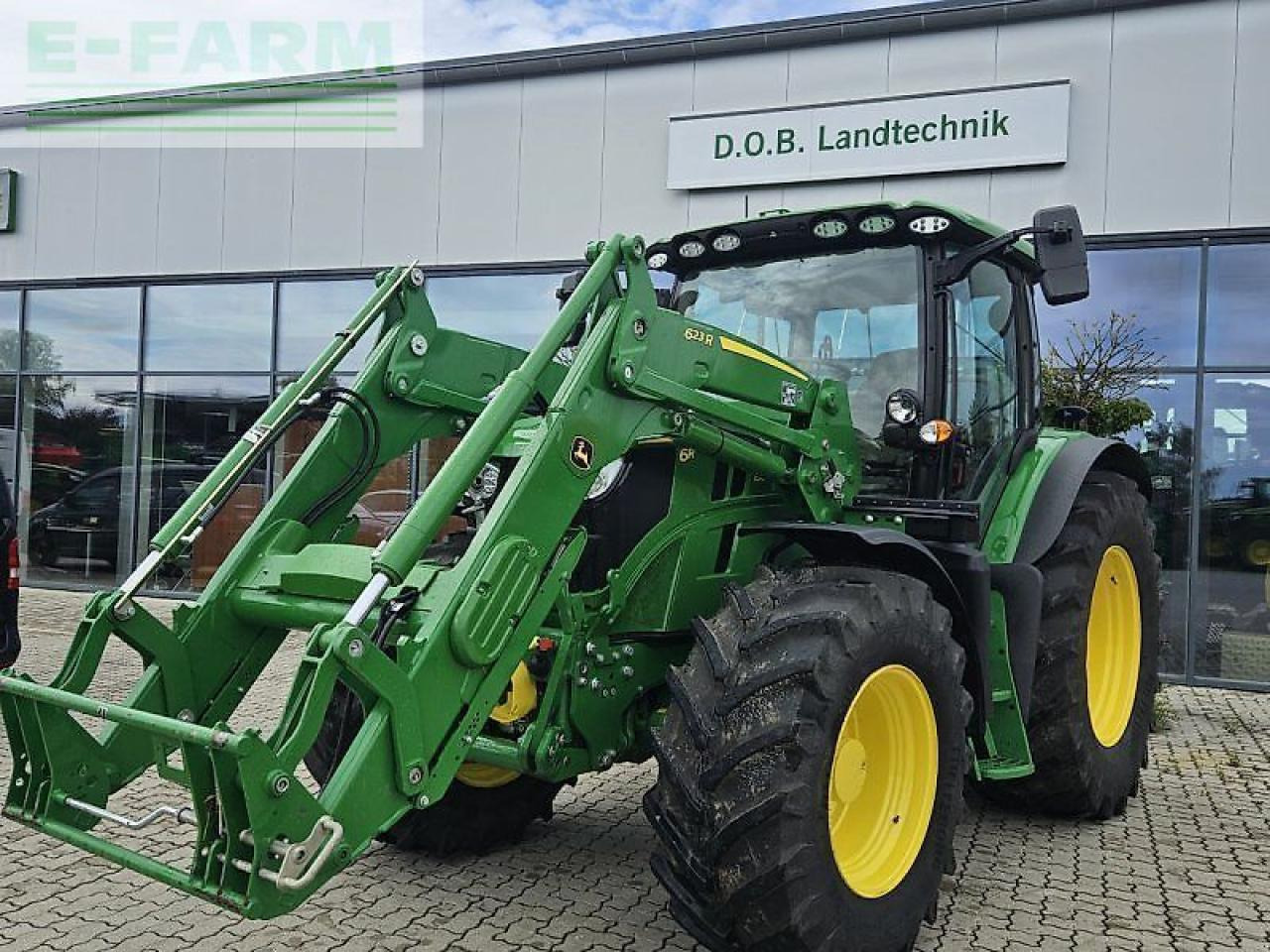 John Deere 6r 150 mit 623r frontlader - Tractor: foto 1 John Deere 6r 150 mit 623r frontlader - Tractor: foto 1