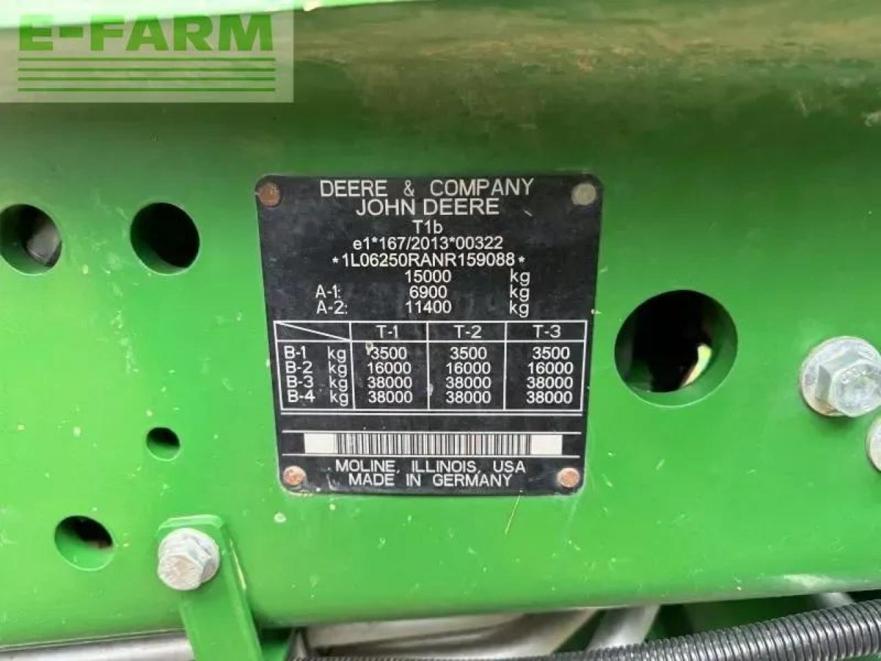 John Deere 6r250 - Tractor: foto 4 John Deere 6r250 - Tractor: foto 4