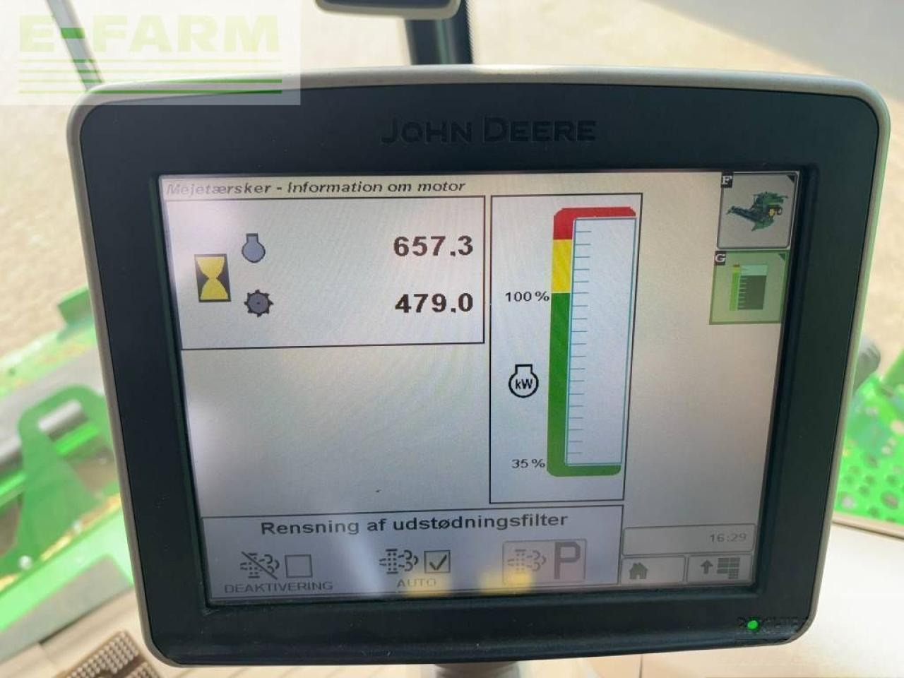 Cosechadora de granos John Deere t 660 i 4wd: foto 13 Cosechadora de granos John Deere t 660 i 4wd: foto 13