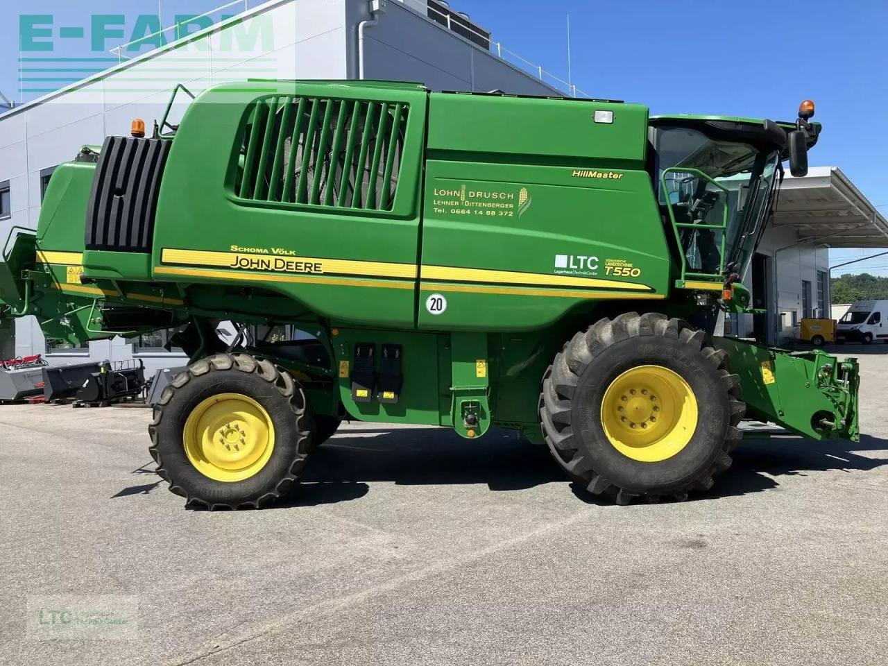 John Deere t550 hm - Cosechadora de granos: foto 4 John Deere t550 hm - Cosechadora de granos: foto 4