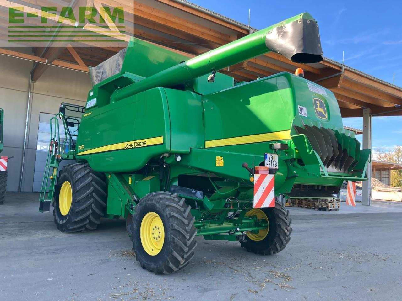 Cosechadora de granos John Deere t560hm: foto 16