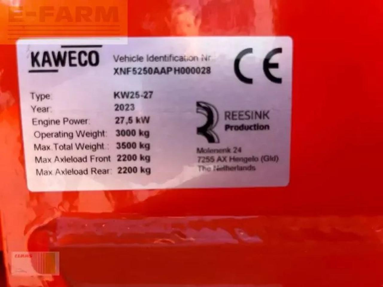 Kaweco kw25-27 farmer - Cargadora de ruedas: foto 5 Kaweco kw25-27 farmer - Cargadora de ruedas: foto 5