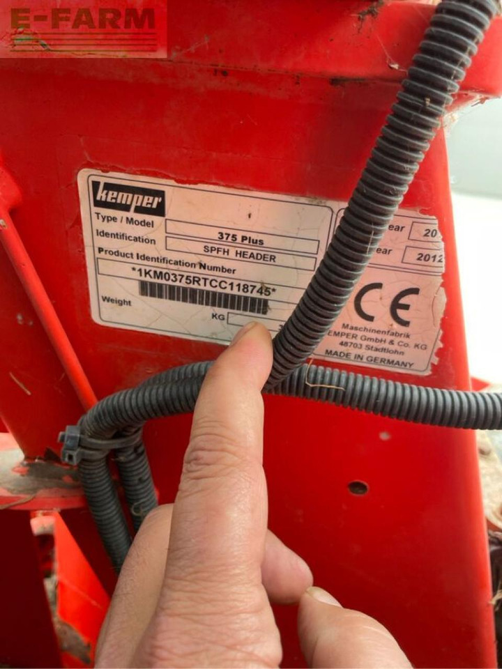 Kemper 375 plus - Accesorios para cosechadoras de forraje: foto 4 Kemper 375 plus - Accesorios para cosechadoras de forraje: foto 4