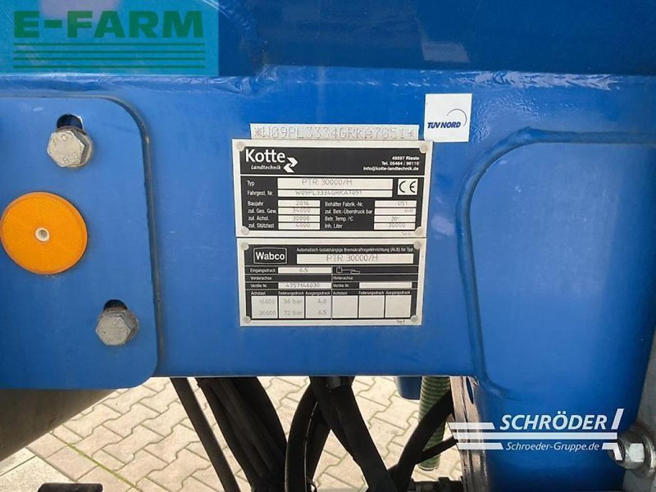 Maquinaria para fertilización Kotte ptr 31400: foto 14