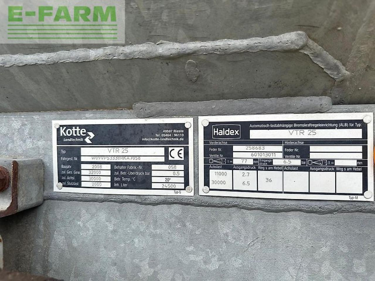 Maquinaria para fertilización Kotte vtr 25: foto 19 Maquinaria para fertilización Kotte vtr 25: foto 19