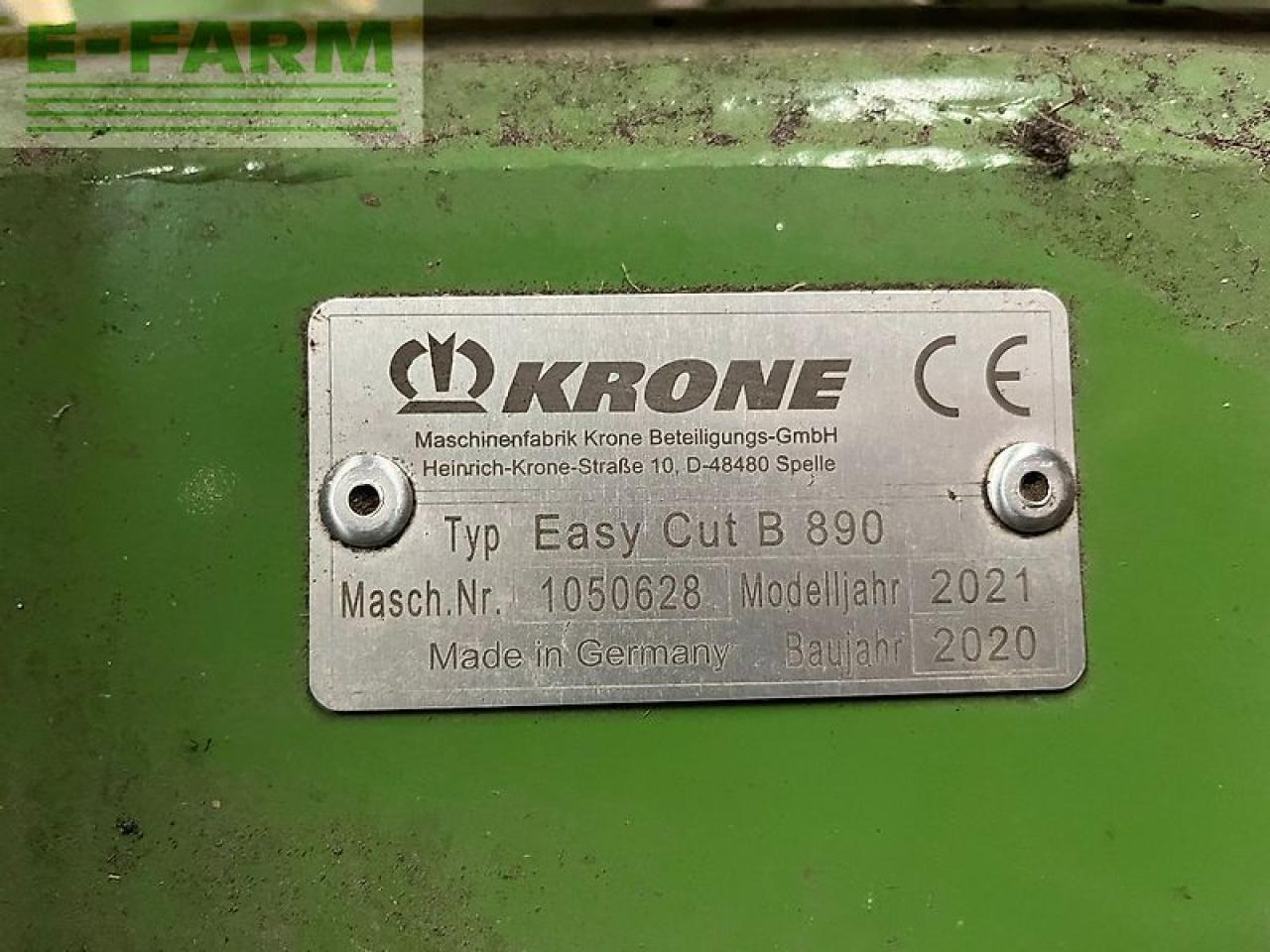 Krone easy cut b 890 - Segadora: foto 4 Krone easy cut b 890 - Segadora: foto 4