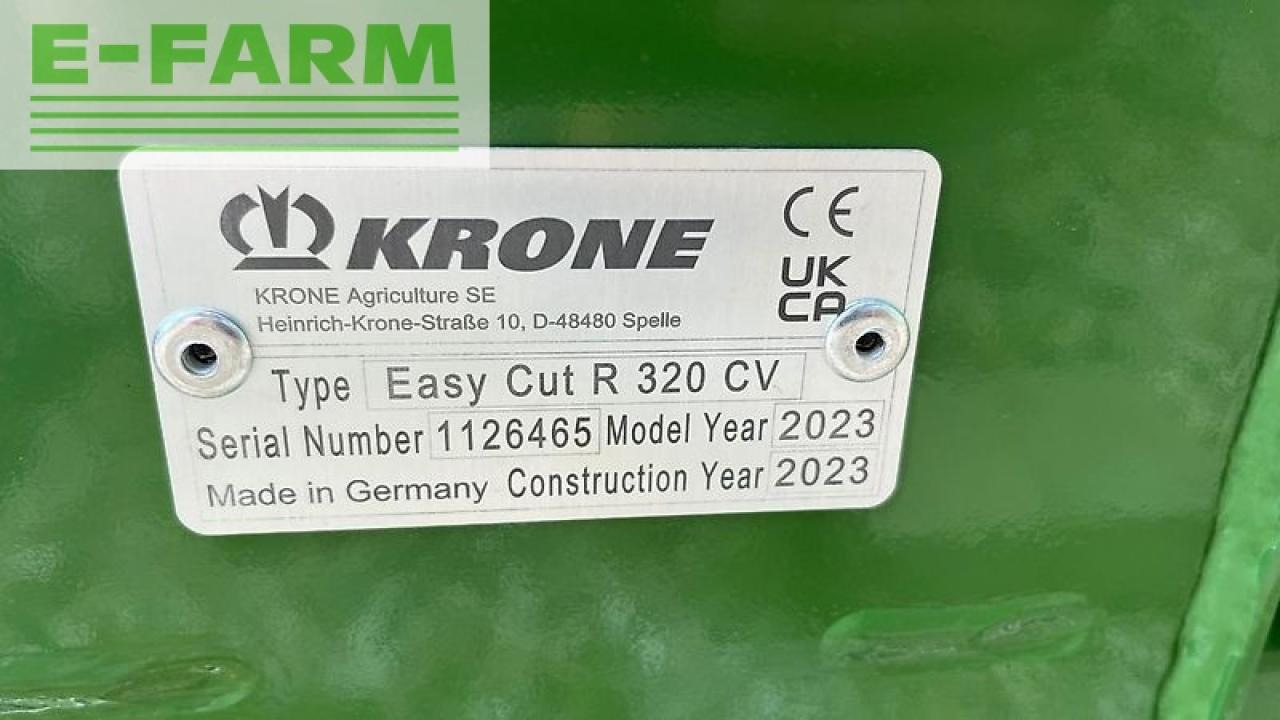 Krone easycut r 320 cv - Segadora: foto 5 Krone easycut r 320 cv - Segadora: foto 5