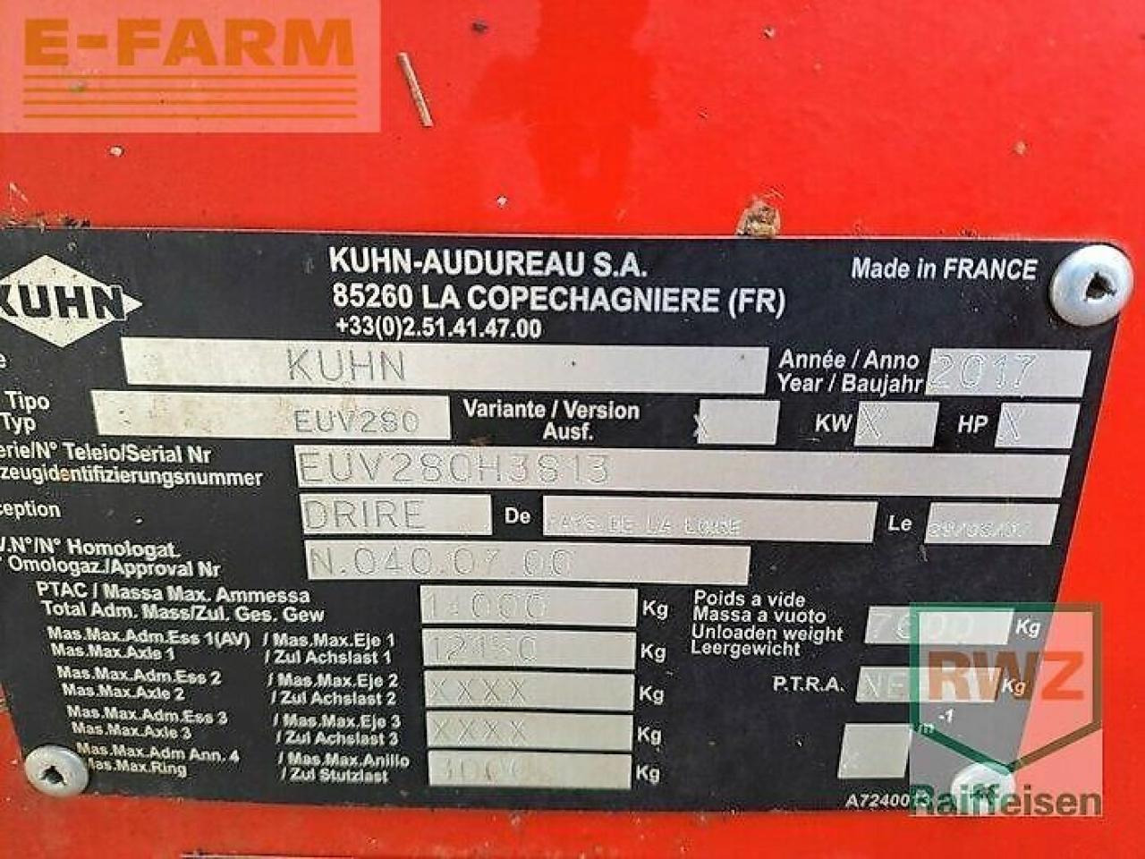 Kuhn euromix i 2280 - Maquinaria ganadera: foto 4 Kuhn euromix i 2280 - Maquinaria ganadera: foto 4