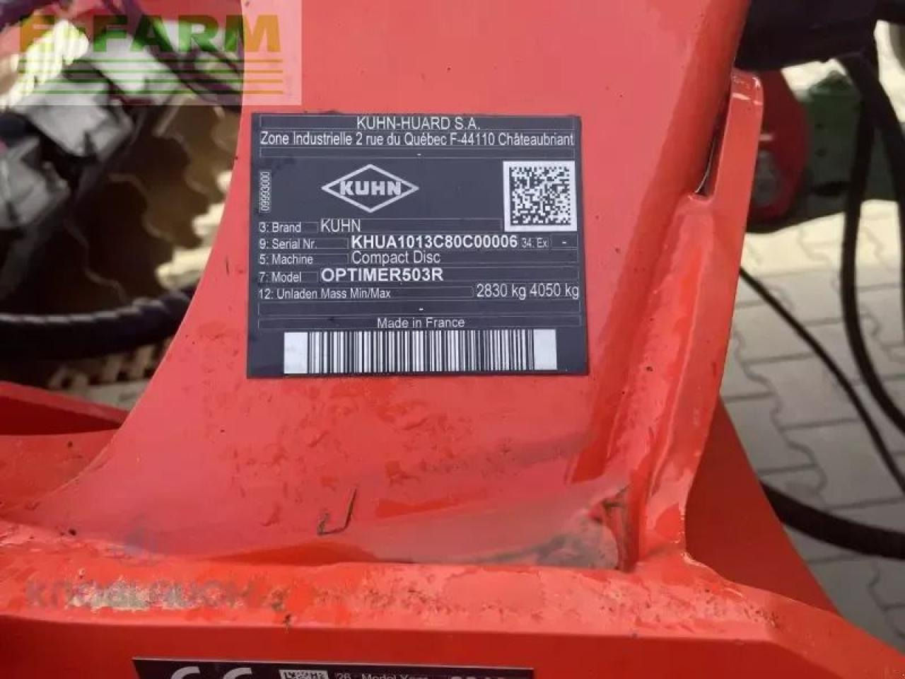 Kuhn optimer + 503r - Rastras: foto 5 Kuhn optimer + 503r - Rastras: foto 5