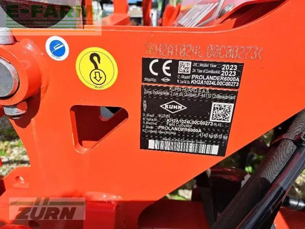 Cultivador Kuhn prolander6000: foto 12