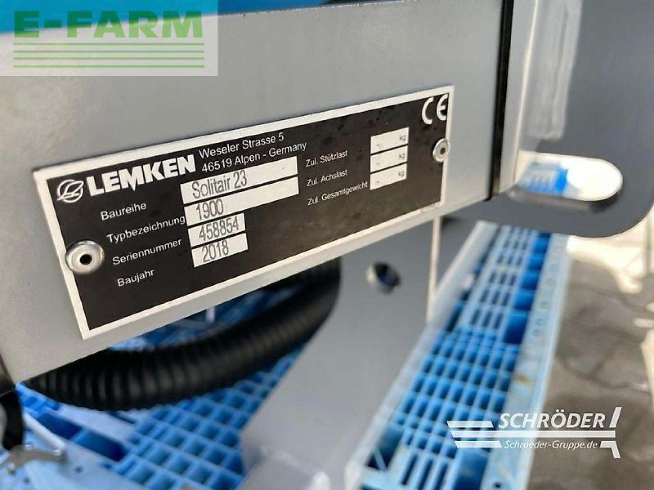 Sembradora Lemken azurit 9/8.75 k d + solitair 23/1900: foto 17