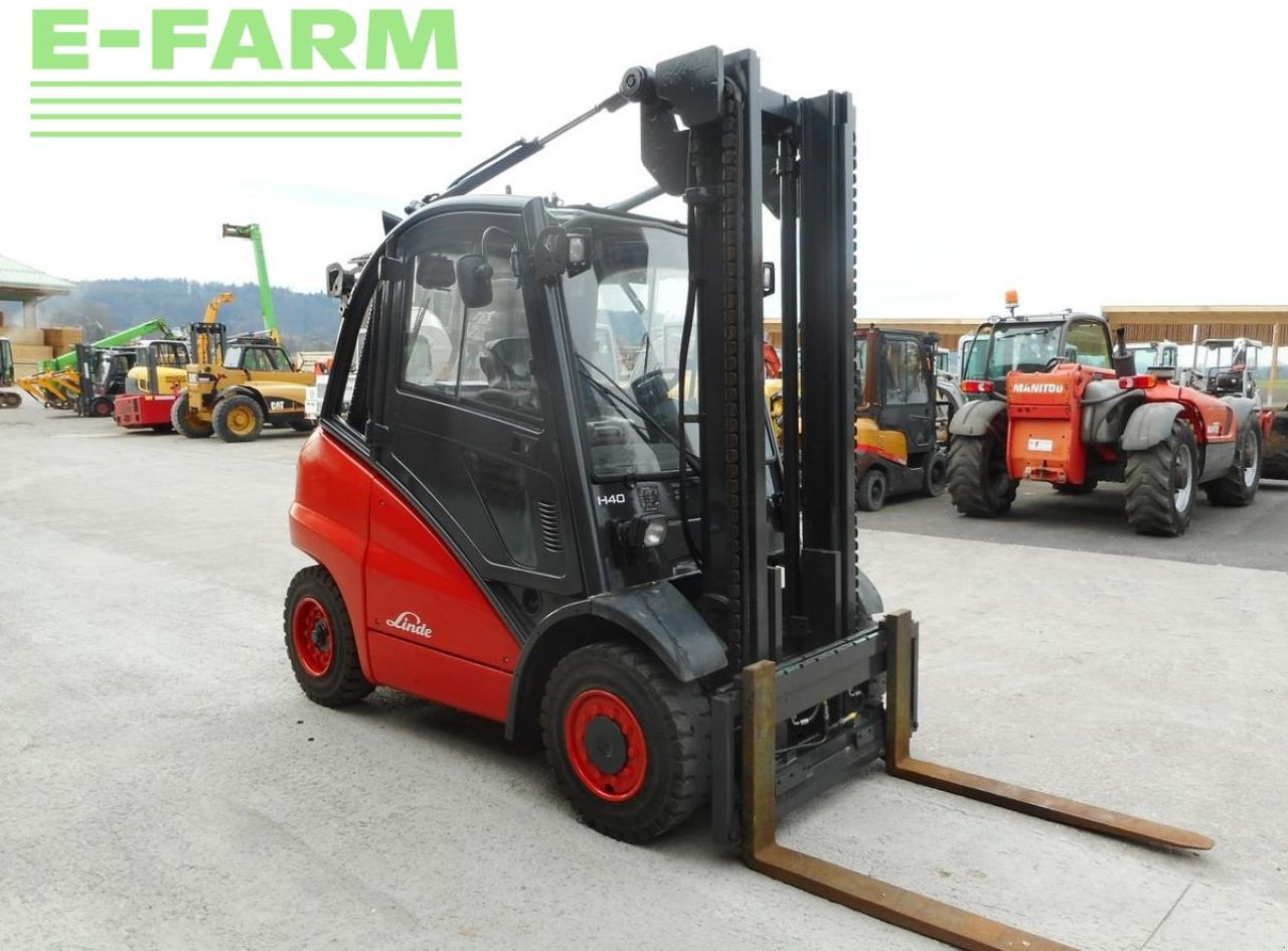 Linde h40d mit vollkabine + rußfilter + seitenschieber - Carretilla elevadora: foto 5 Linde h40d mit vollkabine + rußfilter + seitenschieber - Carretilla elevadora: foto 5