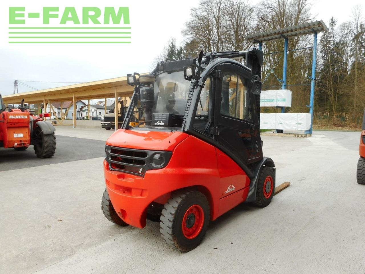 Linde h40d mit vollkabine + rußfilter + seitenschieber - Carretilla elevadora: foto 4 Linde h40d mit vollkabine + rußfilter + seitenschieber - Carretilla elevadora: foto 4