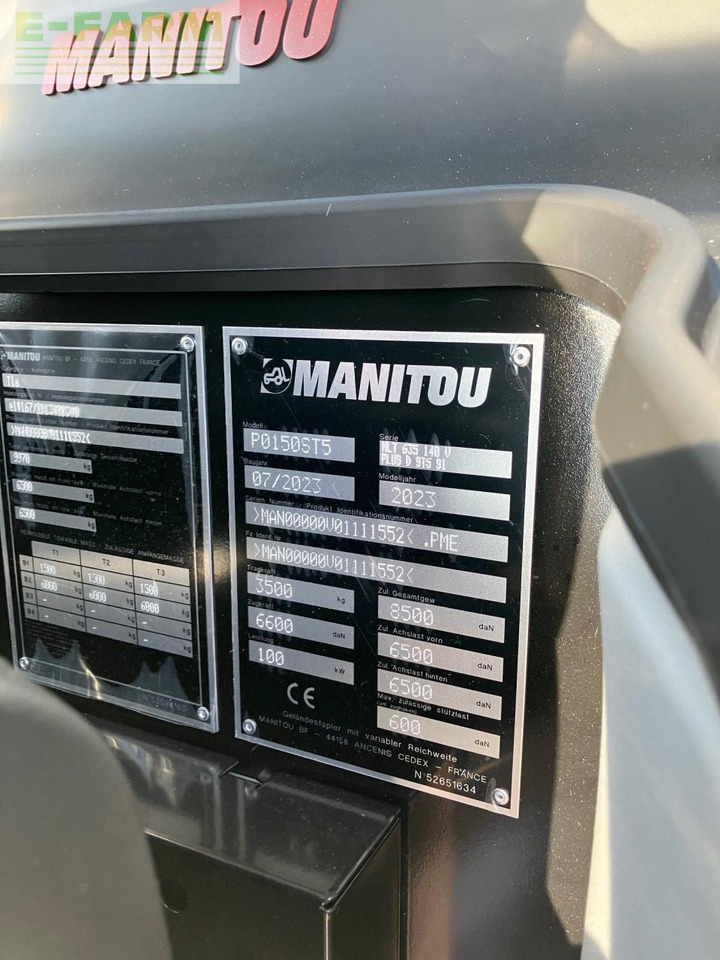 Manipulador telescópico Manitou MLT635: foto 11