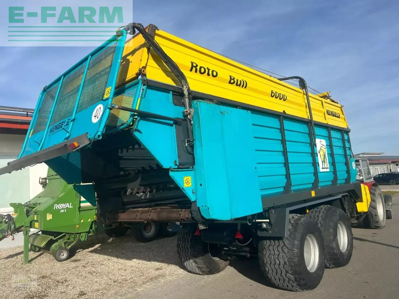 Remolque autocargador Mengele rotobull 6000/2 mit 700/45-22,5 bereifung und nachlauflenkung: foto 8 Remolque autocargador Mengele rotobull 6000/2 mit 700/45-22,5 bereifung und nachlauflenkung: foto 8