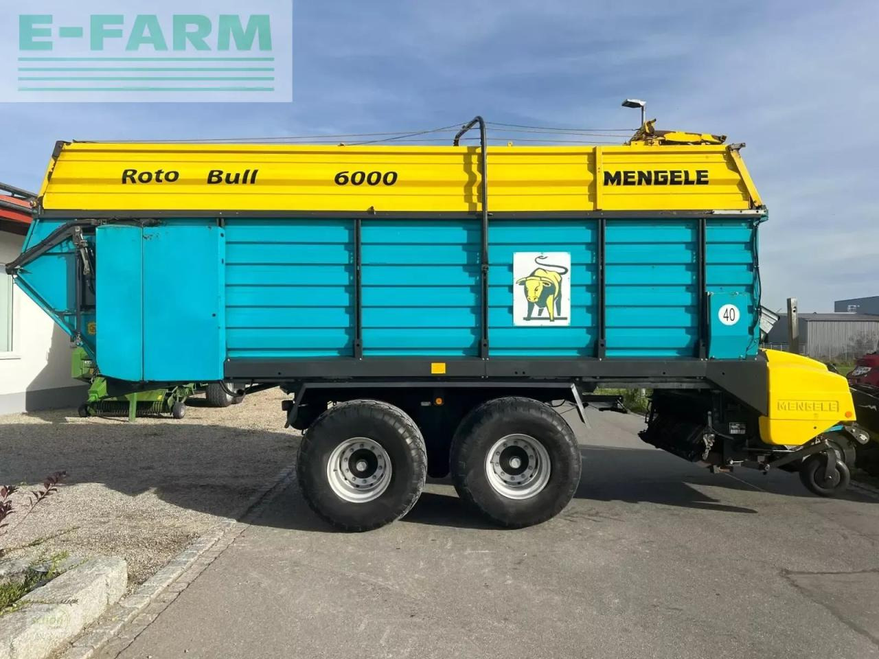 Remolque autocargador Mengele rotobull 6000/2 mit 700/45-22,5 bereifung und nachlauflenkung: foto 9 Remolque autocargador Mengele rotobull 6000/2 mit 700/45-22,5 bereifung und nachlauflenkung: foto 9