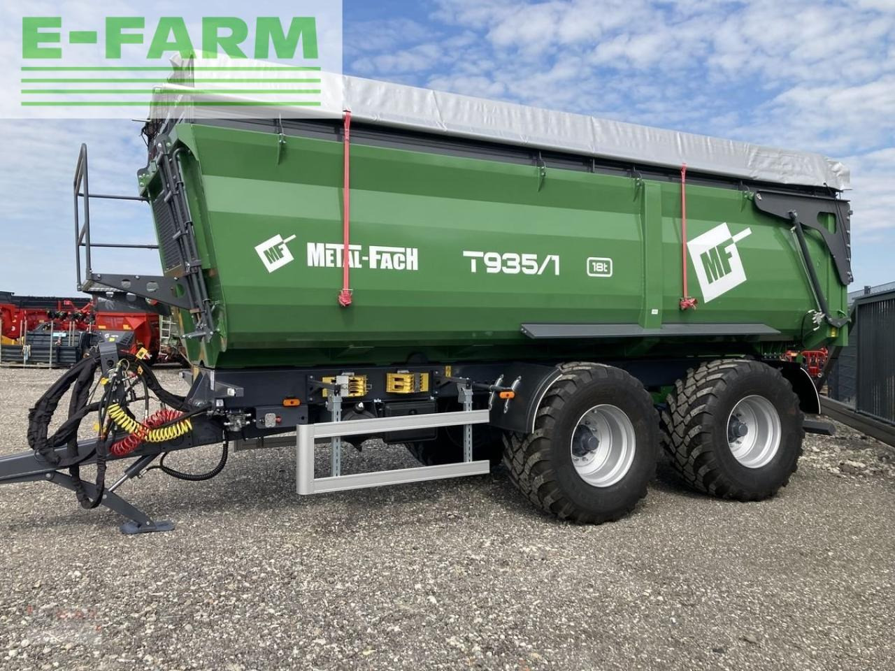 Metal-Fach t 935/1-24 to muldenkipper-voll - Remolque volquete agrícola: foto 1 Metal-Fach t 935/1-24 to muldenkipper-voll - Remolque volquete agrícola: foto 1