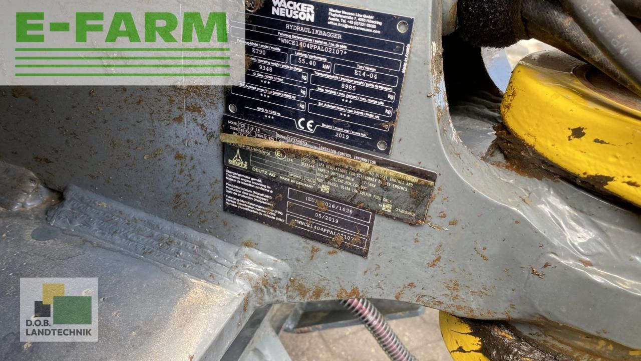 Miniexcavadora Neuson et 90 et 100: foto 12