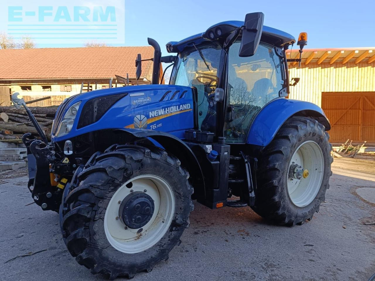 New Holland t6.145 dynamic command sidewinder ii - Tractor: foto 1 New Holland t6.145 dynamic command sidewinder ii - Tractor: foto 1