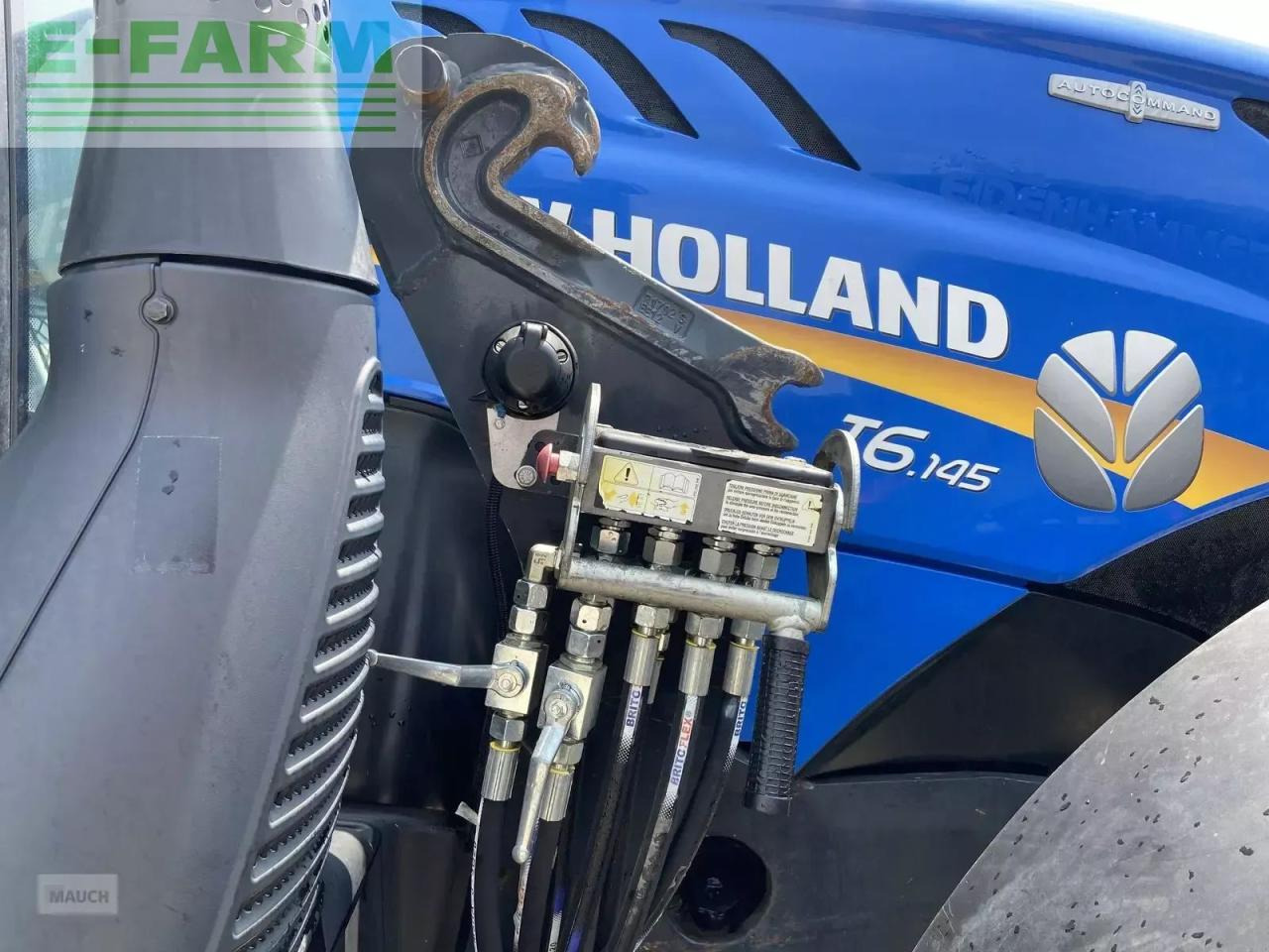 New Holland t6.145 stage v - Tractor: foto 5 New Holland t6.145 stage v - Tractor: foto 5