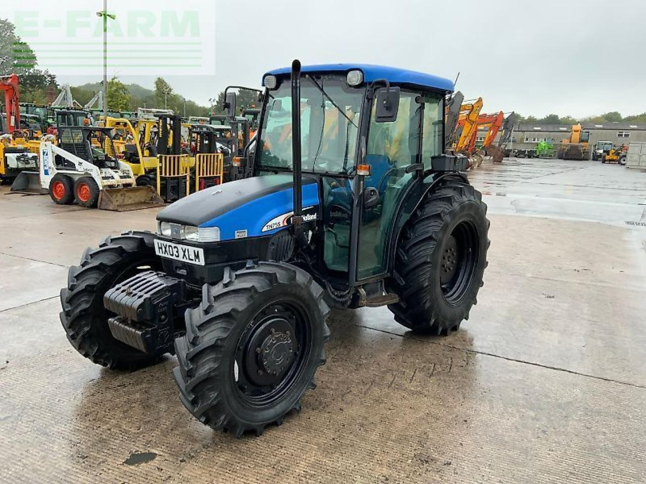 New Holland tn75s super steer tractor (st24490) S - Tractor: foto 4 New Holland tn75s super steer tractor (st24490) S - Tractor: foto 4