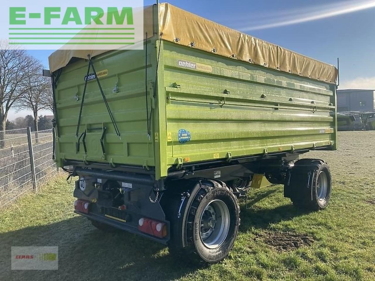 Oehler ol zdk/hw 180 - Remolque volquete agrícola: foto 2 Oehler ol zdk/hw 180 - Remolque volquete agrícola: foto 2
